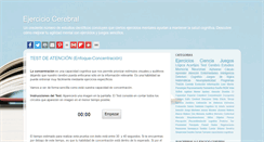 Desktop Screenshot of ejerciciocerebral.com